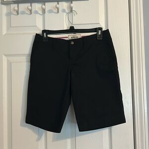 Old Navy black Bermuda shorts. Size 2.